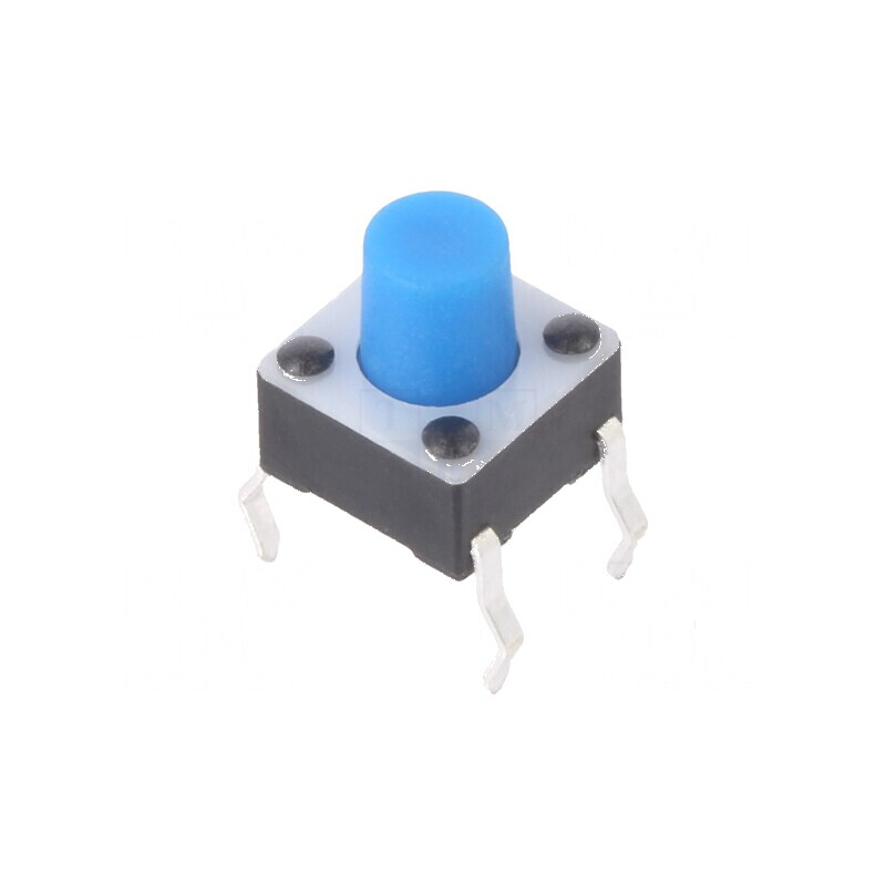 Microîntrerupător TACT SPST-NO 0,05A/24VDC THT | Electronic-mag.ro | Componente Electronice