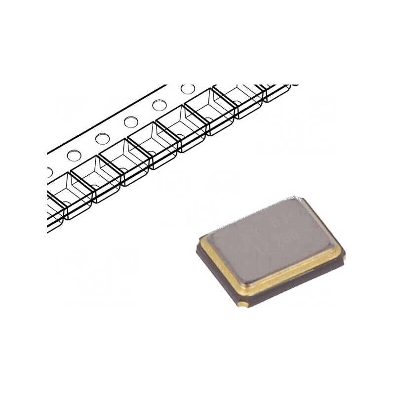 Rezonator cu cuarț 12,288MHz ±10ppm 9pF SMD 3,2x2,5x0,7mm | Electronic-mag.ro | Componente Electronice Rezonator cu cuarț 12,288MHz ±10ppm 9pF SMD 3,2x2,5x0,7mm | Electronic-mag.ro | Componente Electronice
