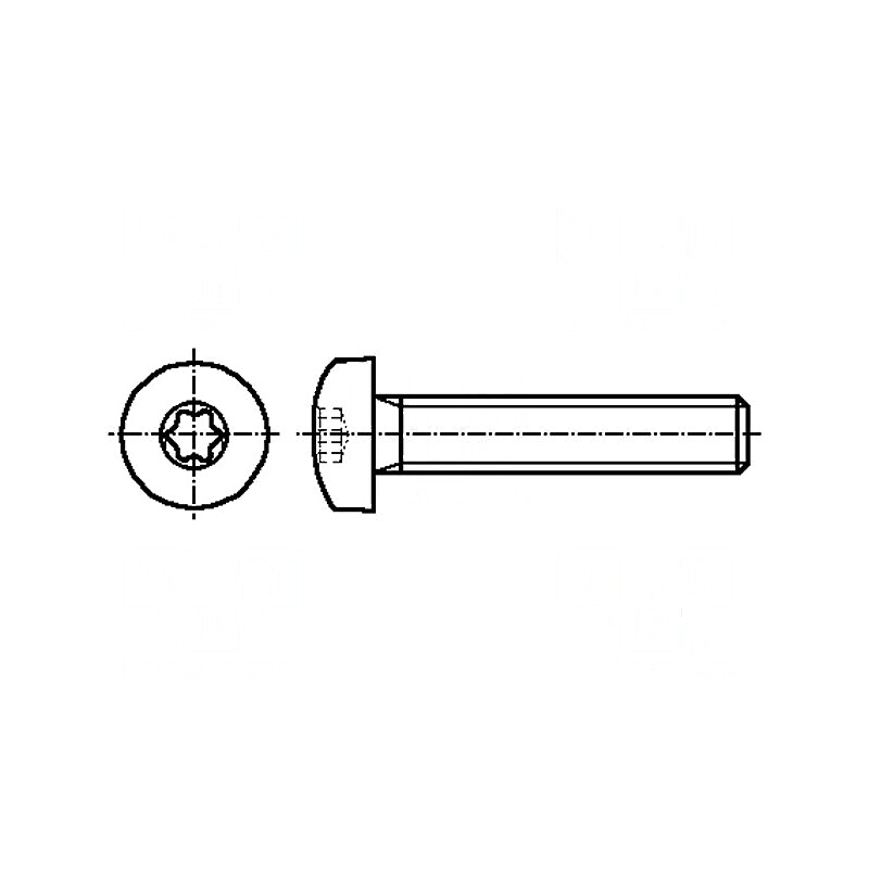 Şurub M4x20 Torx TX20 cu Cap Buton ISO 14583 | Electronic-mag.ro | Componente Electronice