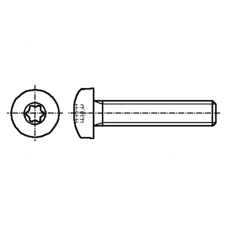 Şurub M4x20 Torx TX20 cu Cap Buton ISO 14583 | Electronic-mag.ro | Componente Electronice