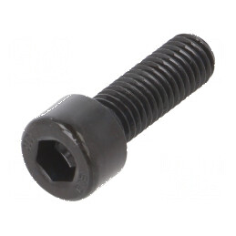 Şurub 1,25 Cap Rotund Imbus HEX 6mm Oţel Finisaj Negru | Electronic-mag.ro | Componente Electronice