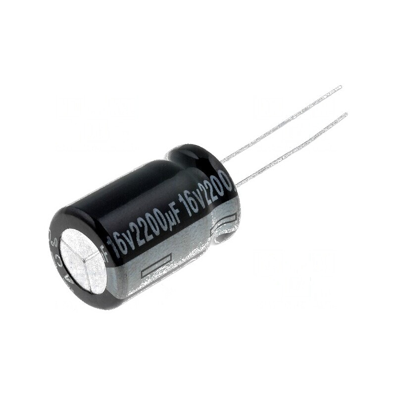 Condensator electrolitic THT 2200uF 16VDC 12,5x20mm ±20% | Electronic-mag.ro | Componente Electronice Condensator electrolitic THT 2200uF 16VDC 12,5x20mm ±20% | Electronic-mag.ro | Componente Electronice