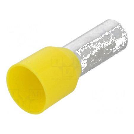 Vârf tub de capăt cupru 25mm2 16mm cositorit crimpat izolată | Electronic-mag.ro | Componente Electronice