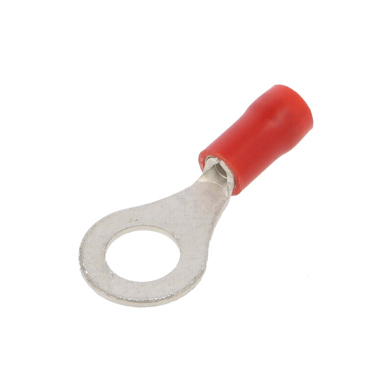 Vârf inelar M6 Ø 6,4mm pentru cablu izolată 0,25-1,5mm2 crimpat | Electronic-mag.ro | Componente Electronice Vârf inelar M6 Ø 6,4mm pentru cablu izolată 0,25-1,5mm2 crimpat | Electronic-mag.ro | Componente Electronice