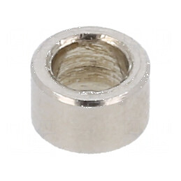Manșon distanțier cilindric 3mm alamă nichel 5mm diametru exterior | Electronic-mag.ro | Componente Electronice