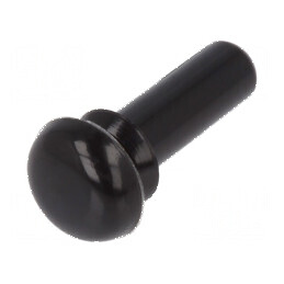 Diblu poliamidă 7,2mm negru pentru montaj | Electronic-mag.ro | Componente Electronice