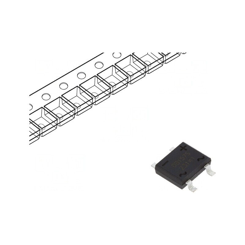 Punte redresoare monofazată Urmax 1kV 1,5A 55A DBS | Electronic-mag.ro | Componente Electronice Punte redresoare monofazată Urmax 1kV 1,5A 55A DBS | Electronic-mag.ro | Componente Electronice