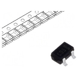 Diodă TVS rețea bidirecțională 39V 3A 170W SOT323-3L | Electronic-mag.ro | Componente Electronice
