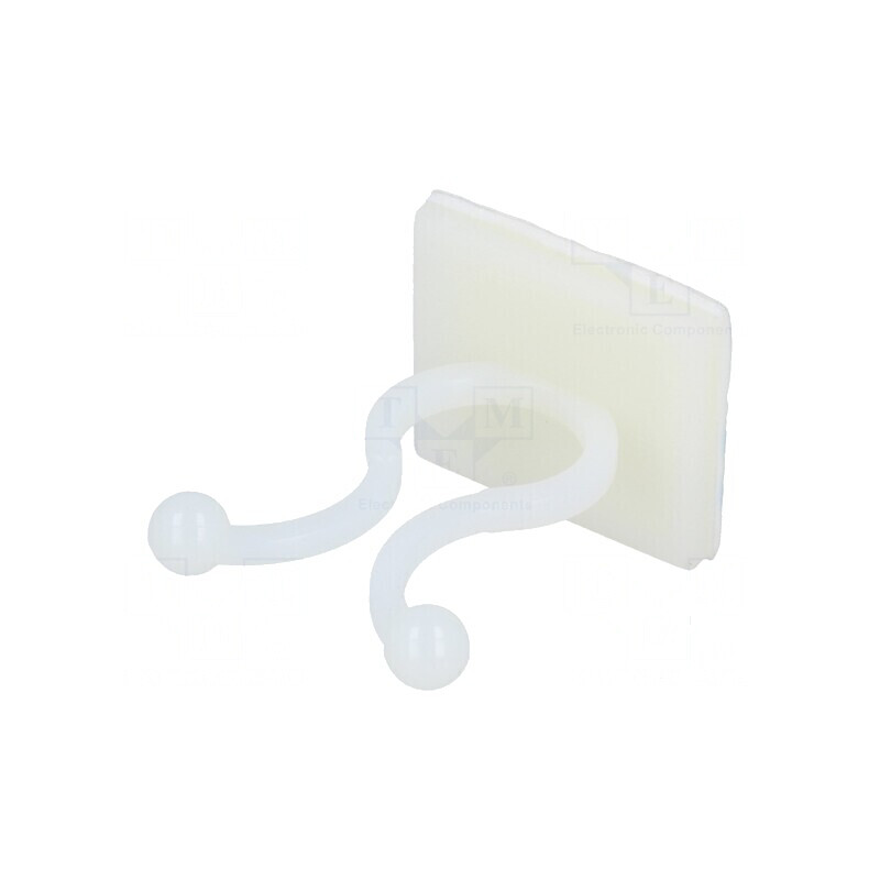 Clipsuri pentru cablu Ø10mm poliamidă naturală UL94V-2 | Electronic-mag.ro | Componente Electronice