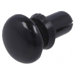 Diblu poliamidă neagră 4,5mm x 3,1mm | Electronic-mag.ro | Componente Electronice