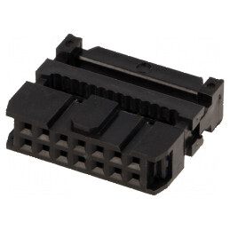 Conector IDC mufă mamă 14 pini cu presare cablu | Electronic-mag.ro | Componente Electronice