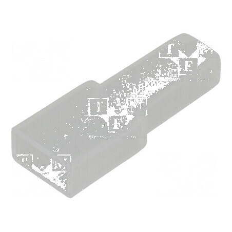Carcase terminale mamă pentru conectori 6,3mm - 1 pistă | Electronic-mag.ro | Componente Electronice
