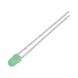 LED verde 2,9mm 80-250mcd 50° convex | Electronic-mag.ro | Componente Electronice