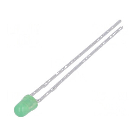 LED verde 2,9mm 80-250mcd 50° convex | Electronic-mag.ro | Componente Electronice