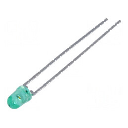 LED 3mm Verde 6,7÷22mcd 45° Convex | Electronic-mag.ro | Componente Electronice