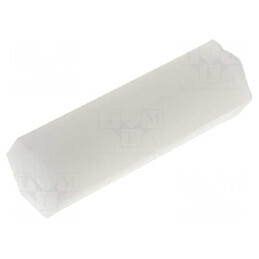 Piuliță Distanțieră Filetată Hexagonală Poliamidă M3 17mm | Electronic-mag.ro | Componente Electronice