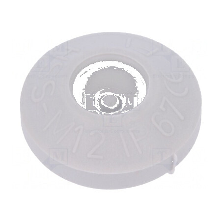 Manșon elastomer termoplastic TPE gri Ø12mm IP67 | Electronic-mag.ro | Componente Electronice