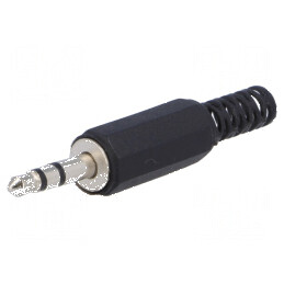 Conector Jack 3,5mm mufă tată stereo cu manșon, 3 piste drept | Electronic-mag.ro | Componente Electronice