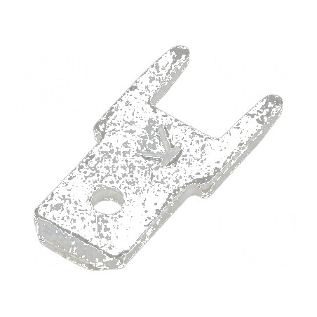 Terminal plat 4,8mm 0,8mm tată THT alamă cositorit drept | Electronic-mag.ro | Componente Electronice