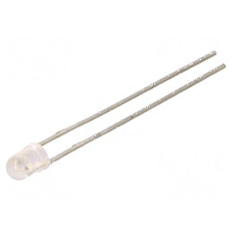 LED 3mm portocaliu/galben-verde 110° convex | Electronic-mag.ro | Componente Electronice