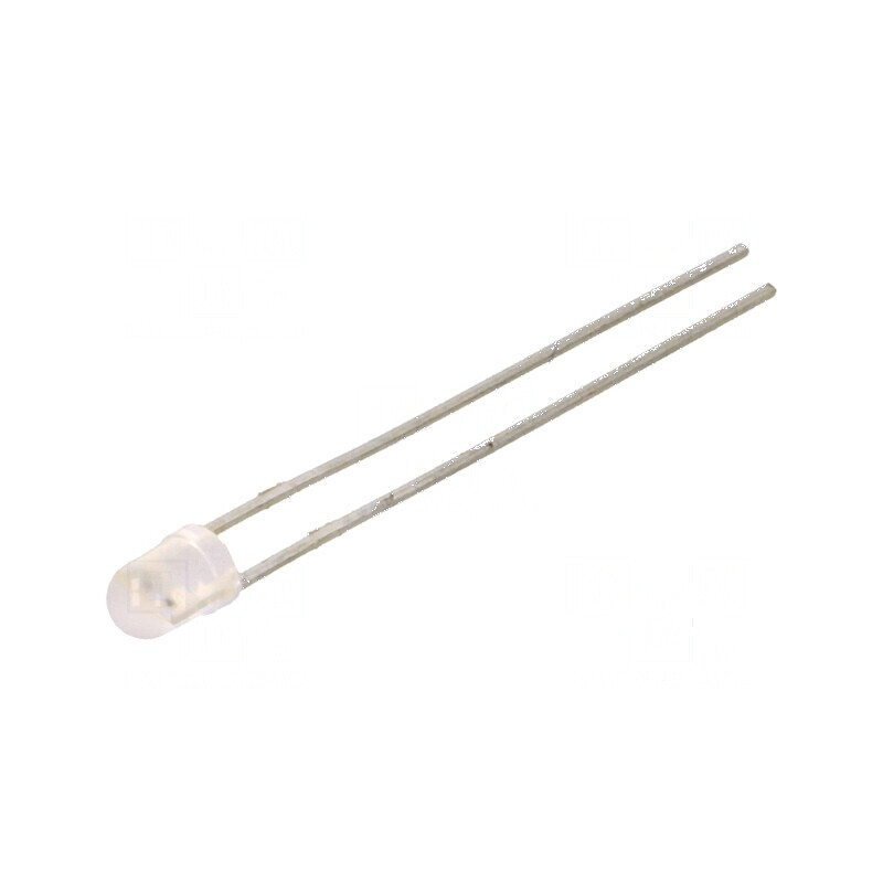 LED 3mm portocaliu/galben-verde 110° convex | Electronic-mag.ro | Componente Electronice
