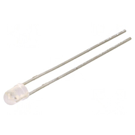 LED 3mm portocaliu/galben-verde 110° convex | Electronic-mag.ro | Componente Electronice