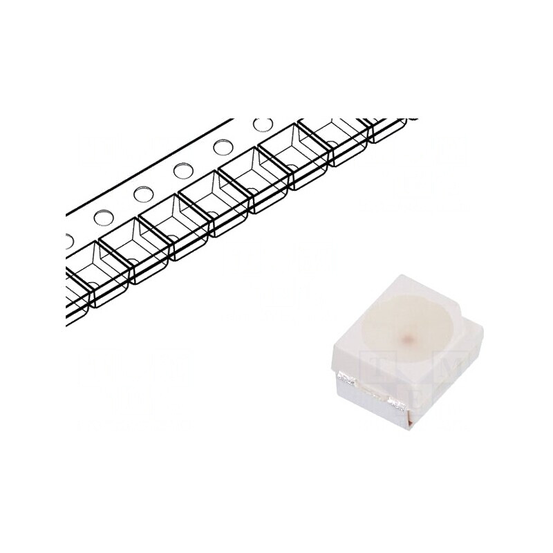 LED SMD 3528 roșie 560-1400mcd 3,5x2,8x1,9mm 120° 1,8-2,4V | Electronic-mag.ro | Componente Electronice LED SMD 3528 roșie 560-1400mcd 3,5x2,8x1,9mm 120° 1,8-2,4V | Electronic-mag.ro | Componente Electronice