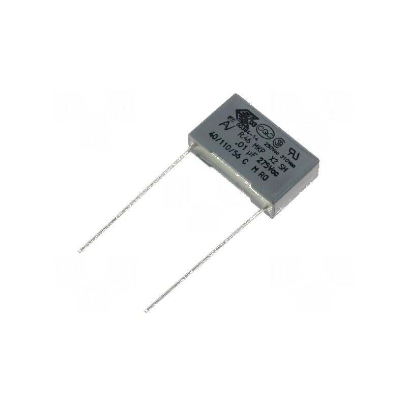Condensator polipropilenă X2 R46 10nF 18x5x11mm THT ±20% | Electronic-mag.ro | Componente Electronice Condensator polipropilenă X2 R46 10nF 18x5x11mm THT ±20% | Electronic-mag.ro | Componente Electronice
