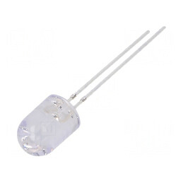 LED 8mm galben 8400÷10000mcd 30° convex | Electronic-mag.ro | Componente Electronice