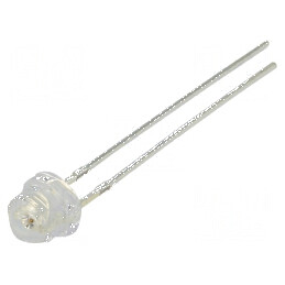 LED 4,8mm roșie 3000÷4200mcd 100° convex | Electronic-mag.ro | Componente Electronice