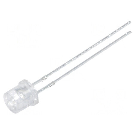 LED 5mm verde 1560-2000mcd 140° plat | Electronic-mag.ro | Componente Electronice