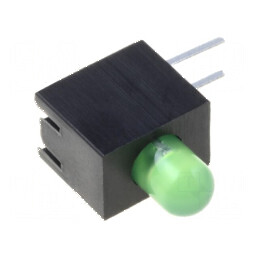 LED 3mm Verde 20mA Difuză 30° | Electronic-mag.ro | Componente Electronice