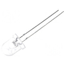 LED 8mm verde 3000-5800mcd 30° convex | Electronic-mag.ro | Componente Electronice
