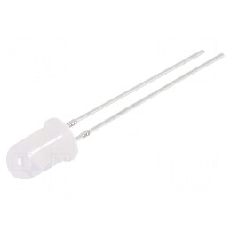 LED 5mm roșie 220-330mcd 60° convex | Electronic-mag.ro | Componente Electronice