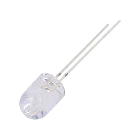 LED 8mm roșie 8400-10000mcd 30° convex | Electronic-mag.ro | Componente Electronice