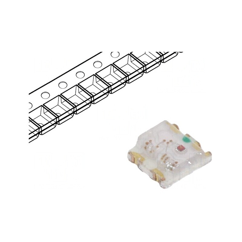 LED SMD 0603 RGB 1,6x1,5x0,5mm 120° 5mA Lumină Roșie 20-60mcd | Electronic-mag.ro | Componente Electronice LED SMD 0603 RGB 1,6x1,5x0,5mm 120° 5mA Lumină Roșie 20-60mcd | Electronic-mag.ro | Componente Electronice