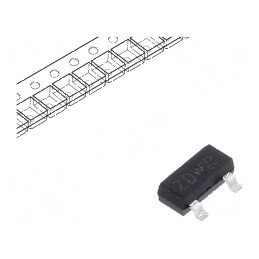 Tranzistor PNP bipolar 50V 2A SOT23 TO236AB | Electronic-mag.ro | Componente Electronice