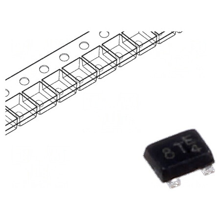Diodă TVS rețea 5,8-10,2V SOT523 ESD | Electronic-mag.ro | Componente Electronice