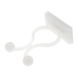 Clipsuri pentru cablu Øbuclă 14,8mm poliamidă naturală UL94V-2 | Electronic-mag.ro | Componente Electronice