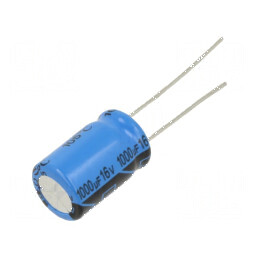 Condensator electrolitic THT 1000uF 16V 5mm | Electronic-mag.ro | Componente Electronice