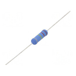 Rezistor metal oxide 220kΩ 3W 5% Ø5,5x16mm -55÷155°C | Electronic-mag.ro | Componente Electronice