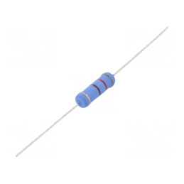 Rezistor metal oxide 820Ω 3W ±5% Ø5,5x16mm -55÷155°C | Electronic-mag.ro | Componente Electronice