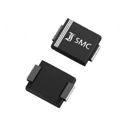 Diodă redresoare SMD 1kV 5A 1,5us SMC Ufmax 1,1V Ifsm 180A | Electronic-mag.ro | Componente Electronice