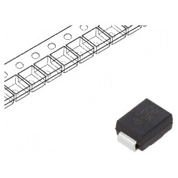 Diodă TVS 600W 42,1V 10,3A Bidirecțională SMB Bandă | Electronic-mag.ro | Componente Electronice