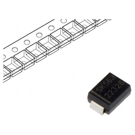 Diodă Schottky SMD 60V 5A SMB - Redresor  | Electronic-mag.ro | Componente Electronice