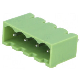 Regletă de conexiuni deconectabilă 5,08mm cu 4 piste | Electronic-mag.ro | Componente Electronice