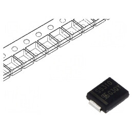 Diodă Schottky SMD 100V 3A pentru redresare - rolă, bandă | Electronic-mag.ro | Componente Electronice