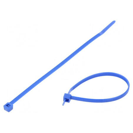 Colier de strângere poliamidă 150mm albastru 135N | Electronic-mag.ro | Componente Electronice