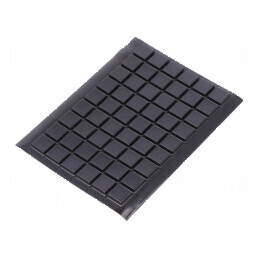 Picioruş autoadeziv negru 2,5mm poliuretan Bumpon | Electronic-mag.ro | Componente Electronice