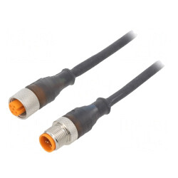 Cablu de conectare PIN 5 5m mufă 50VAC 4A IP67 | Electronic-mag.ro | Componente Electronice